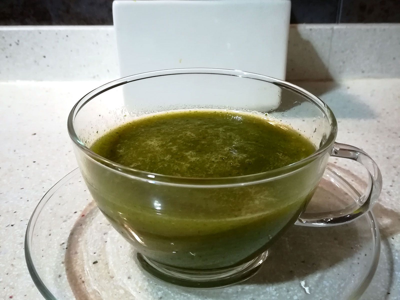 Batido de papaya y rúcula